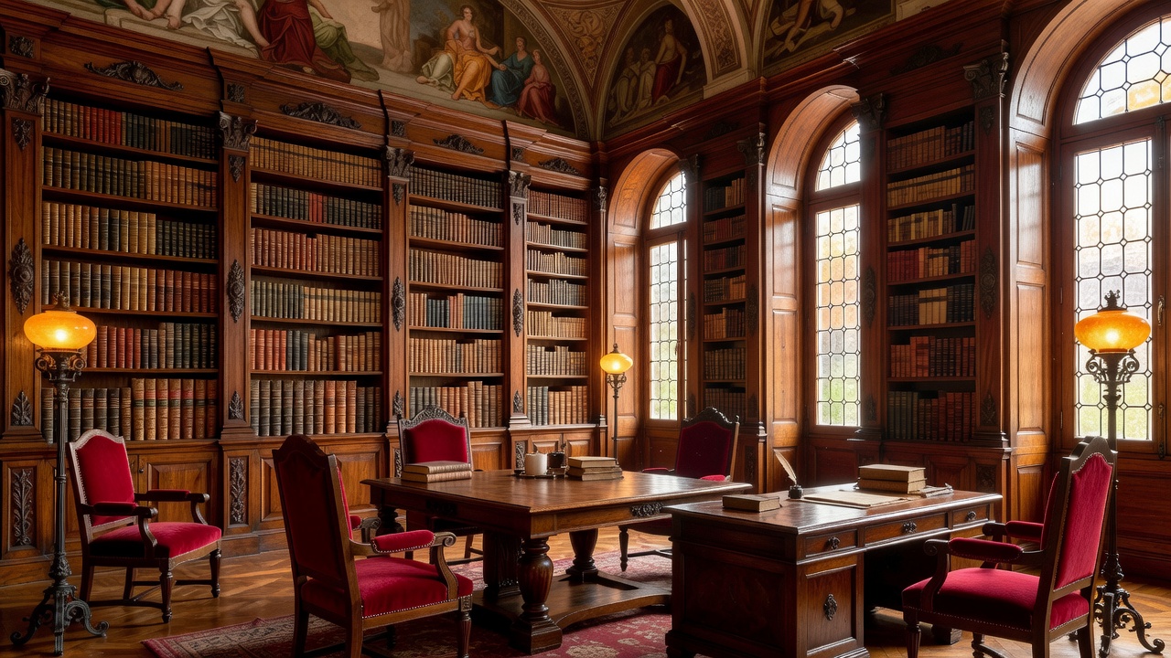 Biblioteca con documentos de patrimonio